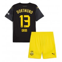 Echipament fotbal Borussia Dortmund Pascal Gross #13 Tricou Deplasare 2024-25 pentru copii maneca scurta (+ Pantaloni scurti)